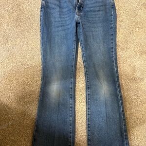 Old Navy Medium Blue Wide-Leg Jeans